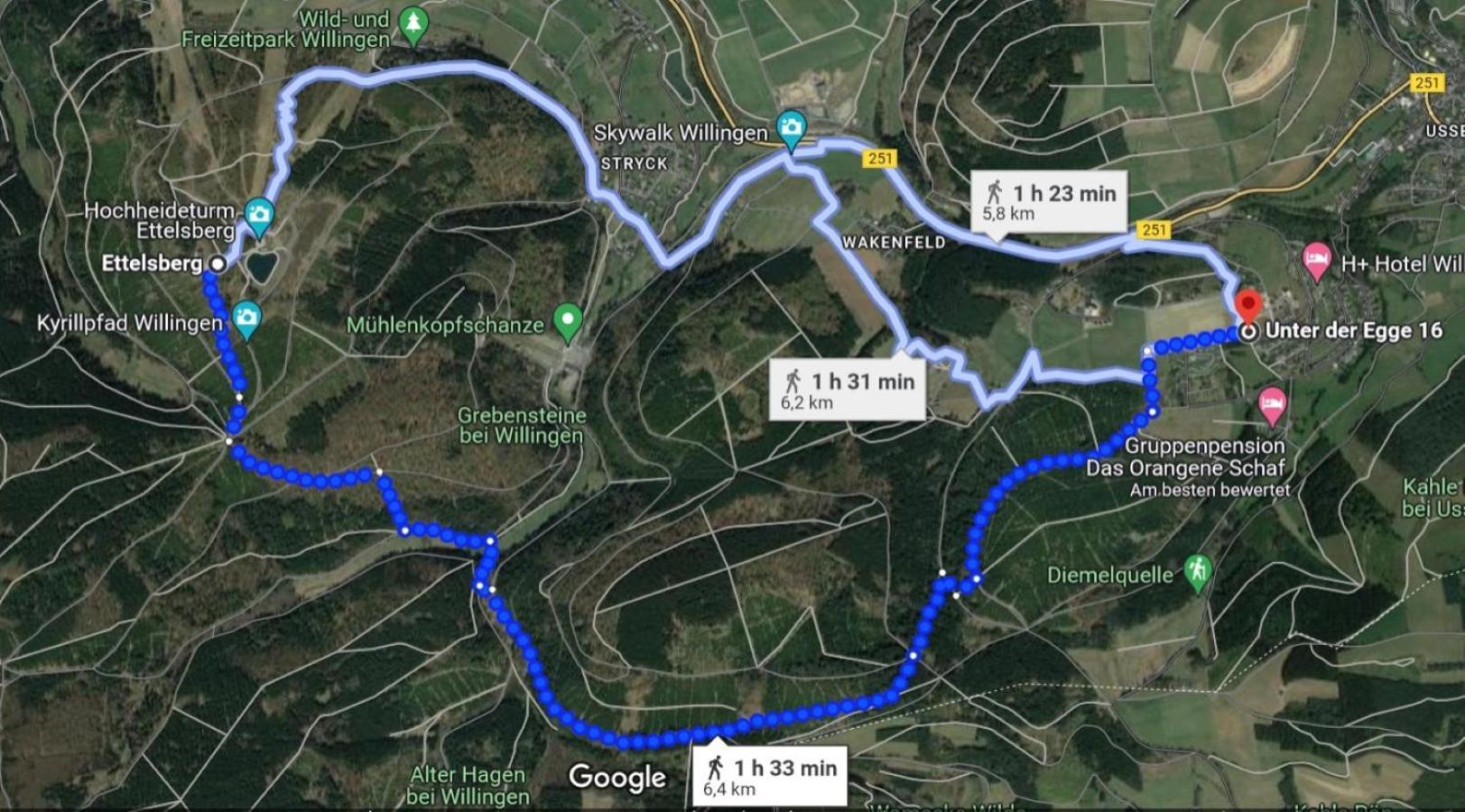 Ferienwohnung Uplandblockhaus Willingen  Eksteriør bilde